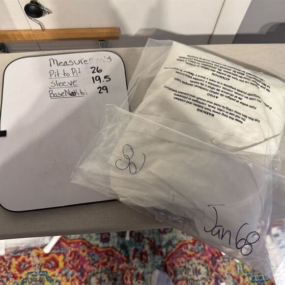 Pearly Vine Women's 2XL Paisley Button-Up Shirt Multicolor Long Sleeve - Picture 6 of 6